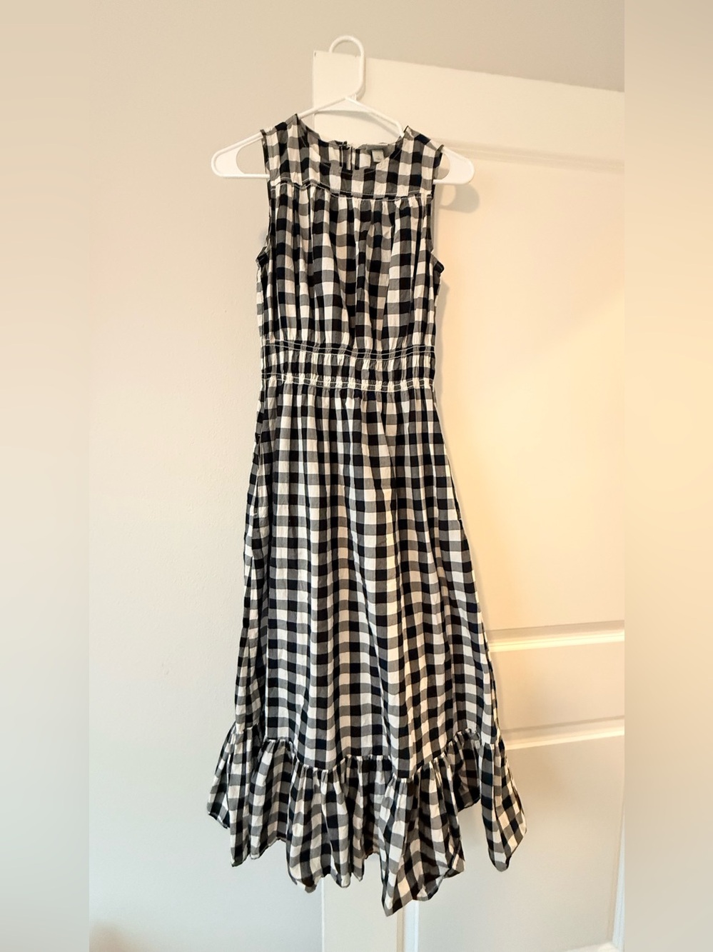 a new day Black and White Gingham Maxi Dress